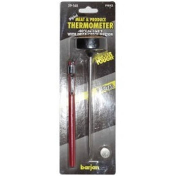 Barjan 029160 Dig Thermometer-Plastic with Pocket Clip