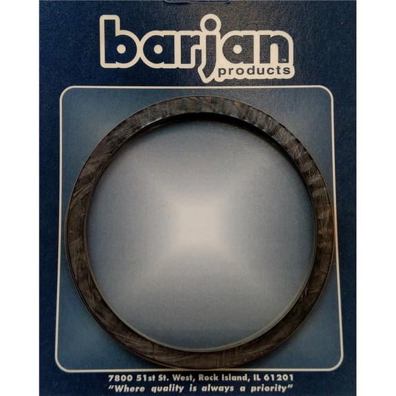 Barjan  Gasket 4 in. Neoprene Gas Cap - 2 Carded