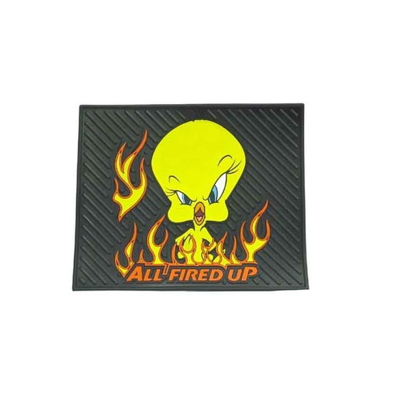 Barjan Plasticolor Tweety Bird All Fired Up Rubber Utility Mat
