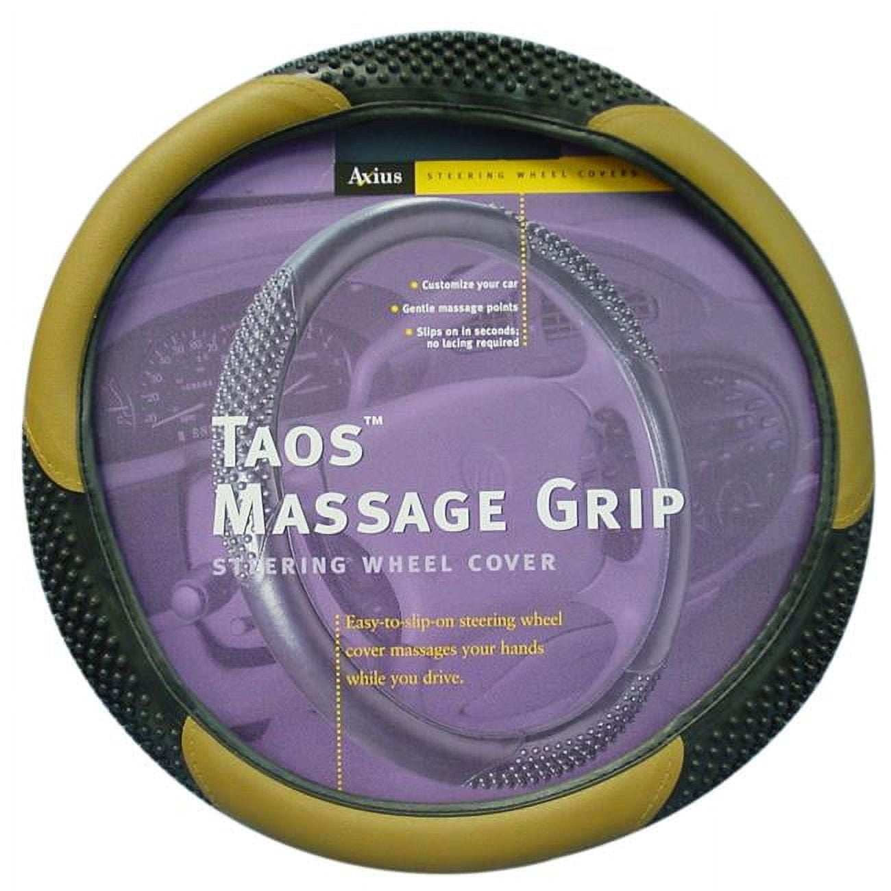 Barjan Taos Massage Grip Steering Wheel Cover - Tan - Walmart.com