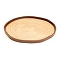thumbnail image 1 of Bark Bamboo Salad Plates 8 Inches, Set of 4, 1 of 2