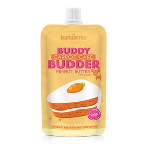 Bark Bistro 8106223 4 oz 3 in. Carrot Cake Grain Free Peanut Butter for Dogs