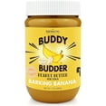 thumbnail image 1 of Bark Bistro Barking Banana Buddy Budder 100% Natural Dog Peanut Butter 17oz jar, 1 of 9