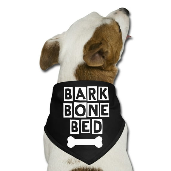 Bark Bone Bed Dog Bandana