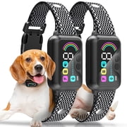 Bark Collar, 2 pack Dog Bark Collar for Large Medium Small Dogs,Smart Bark Collar,Rechargeable Anti Barking Training Collar with 8 Adjustable Sensitivity,Bark Collar with Beep