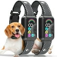 thumbnail image 1 of Bark Collar, 2 Pack Dog Bark Collar for Large Medium Small Dogs,Smart Bark Collar,Rechargeable Anti Barking Training Collar with 8 Adjustable Sensitivity,Bark Collar with Beep, 1 of 9