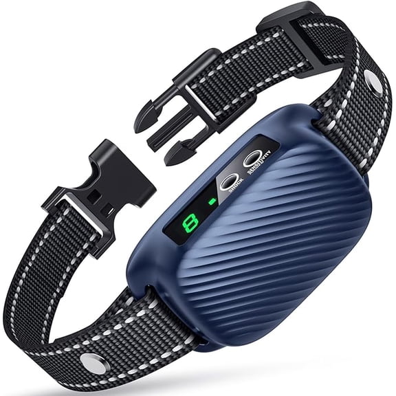 Bark Collar, Auto Smart Dog Bark Collar with 8 Sensitivity & 3 Training Modes, Rechargeable Humane Anti Bark Collars for Medium Large Dogs, No Barking Collar for Dog Indoor & Outdoor Use