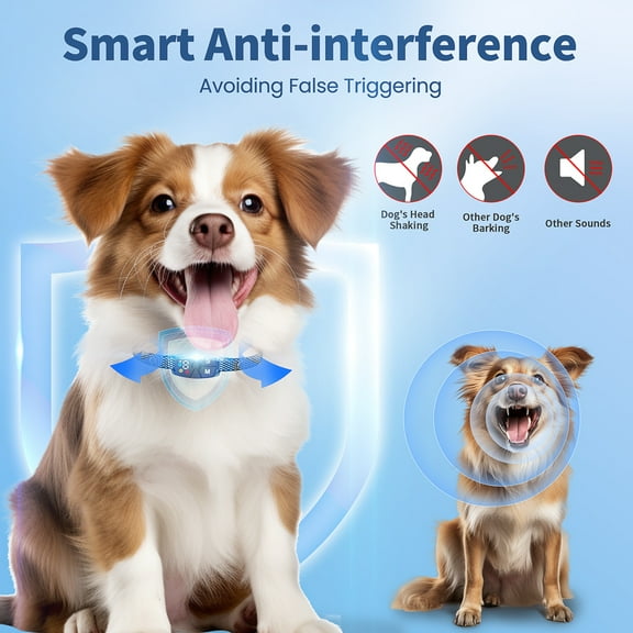 Bark Control Stopper For Dogs Anti-Barking Training And Behavioral Aids Collar