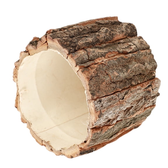 Bark Flower Bucket Pots for Plants Flower Pot Planter Bark Rustic Plant Container Tree Stump Flowerpot Tree Bark Decor