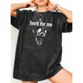 thumbnail image 1 of Bark For Me Wolf Graphic Vintage Oversized Washed High Street Grunge Y2K Short Sleeve Crewneck Cotton Unisex Men's Women's Tee Shirt, 1 of 5
