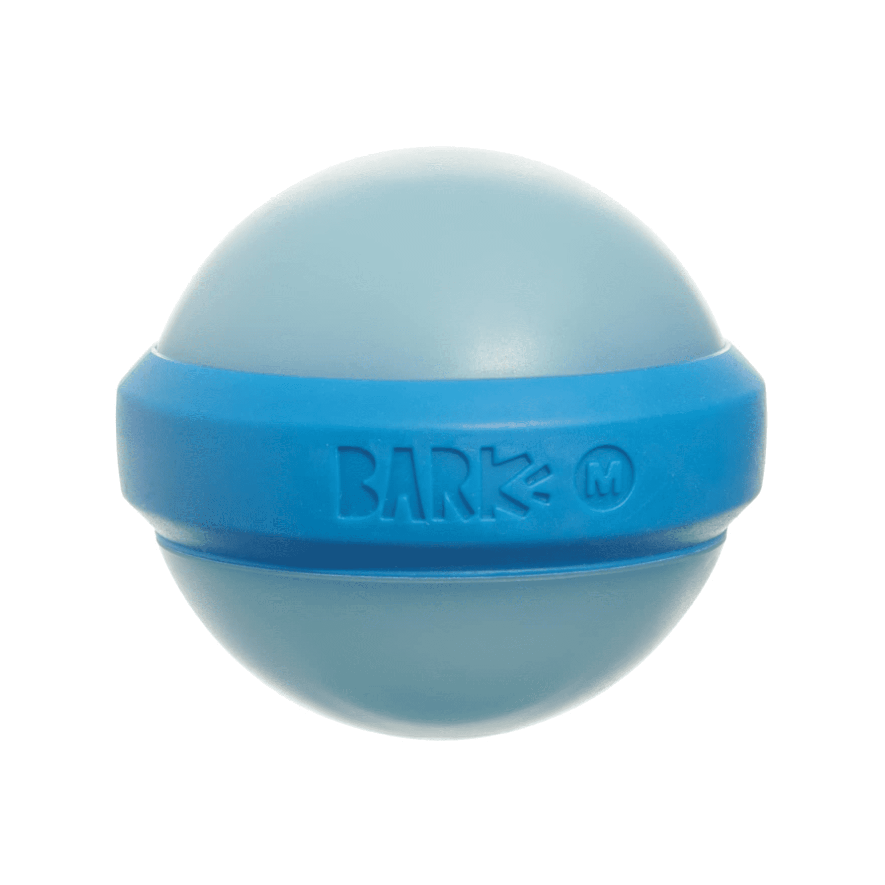 BARK Super Chewer Glowball Blue Rubber Glow-in-the-Dark Dog Toy