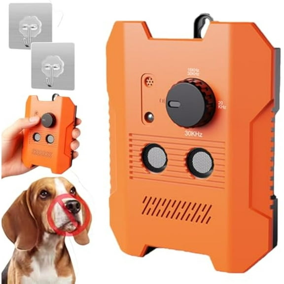 Bark Guard Pro, 2026 Upgraded Dog Bark Deterrent Devices, an Anti Barking Device with No Yelling Needed & Safe for Dog, 3 Levels Suitable for Dogs of All Breeds (Orange*1pc)
