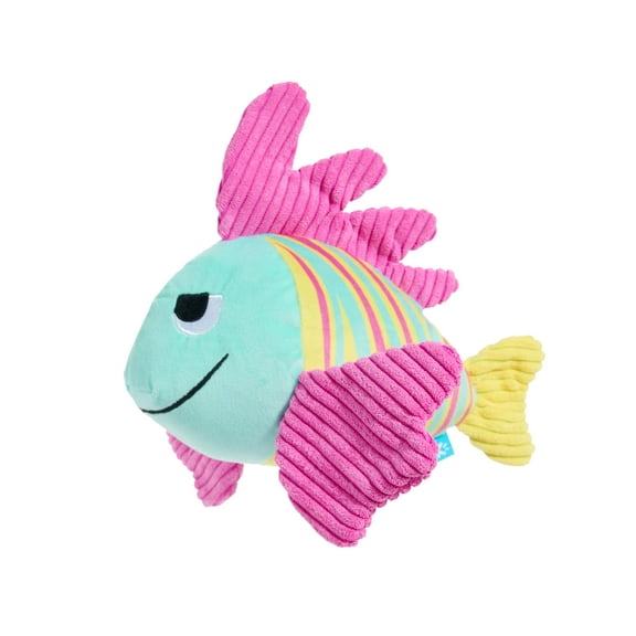 BARK Lion Fish Larry Plush Dog Toy, for Medium-Large Dogs