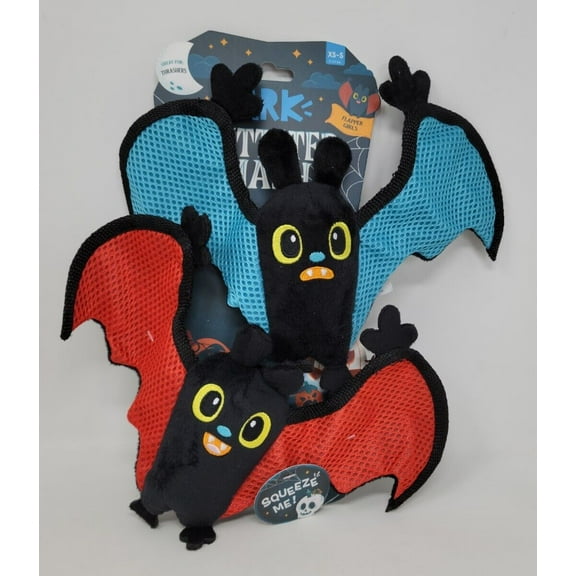 Bark Muttster Mash Flapper Girls Red and Blue Bats