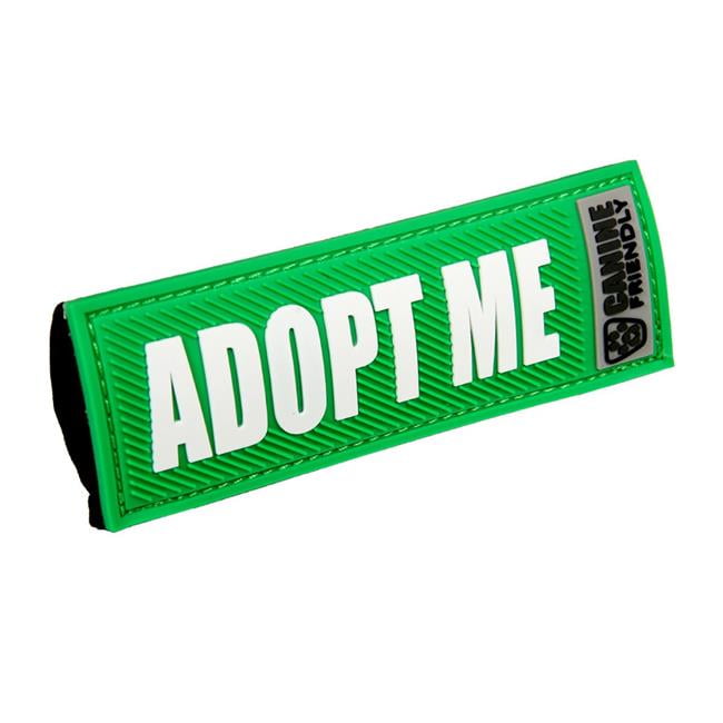 Bark Notes Dog Collar and Leash Attachment - Adopt Me - 3/4 Width -  Walmart.com
