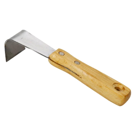 Bark Removal Tool with Wooden Handle Steel Debarking, Spud For Garden U Garden For Fruit Ergonomic Tree Use Design