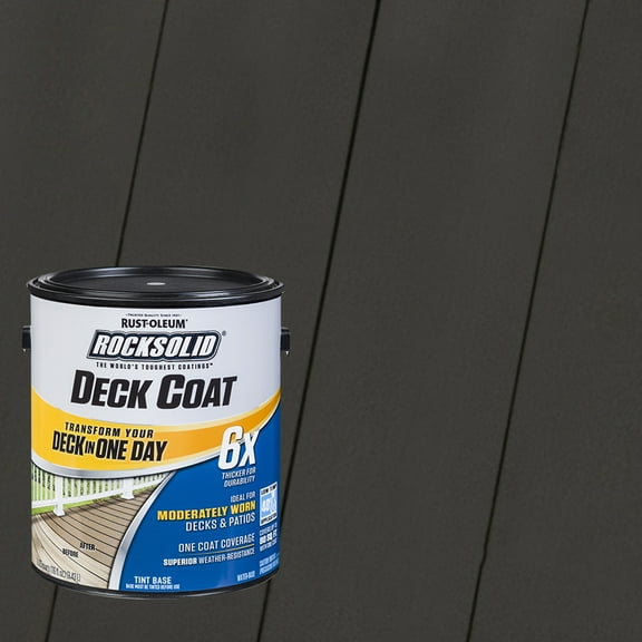 Bark, Rust-Oleum RockSolid 6X Exterior Wood Deck Coat-319613T, Gallon
