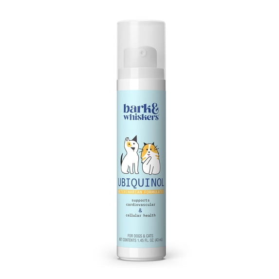 Bark & Whiskers Ubiquinol Liquid Pump for Dogs & Cats, 1.45 Fl. Oz. (43 mL), Supports Healthy Immune Function, Veterinarian Formulated, Non-GMO, Dr. Mercola