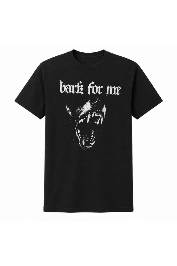 Bark for Me Dog Graphic T-Shirt, Vintage Style Funny Unisex Classic Fit Tee