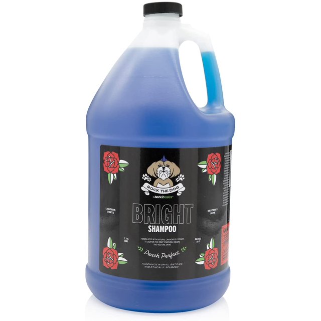 Bark2Basics Rock the Dog Brightening Pet Shampoo, 1 Gallon Whitening