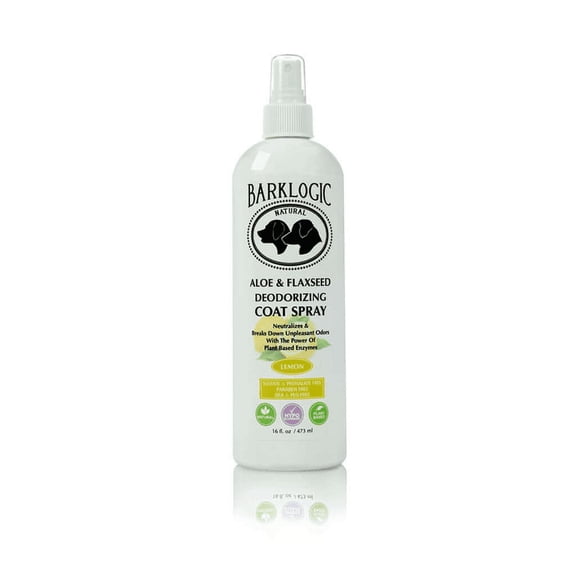 BarkLogic Aloe & Flaxseed Deodorizing Coat Spray - Lemon Tree