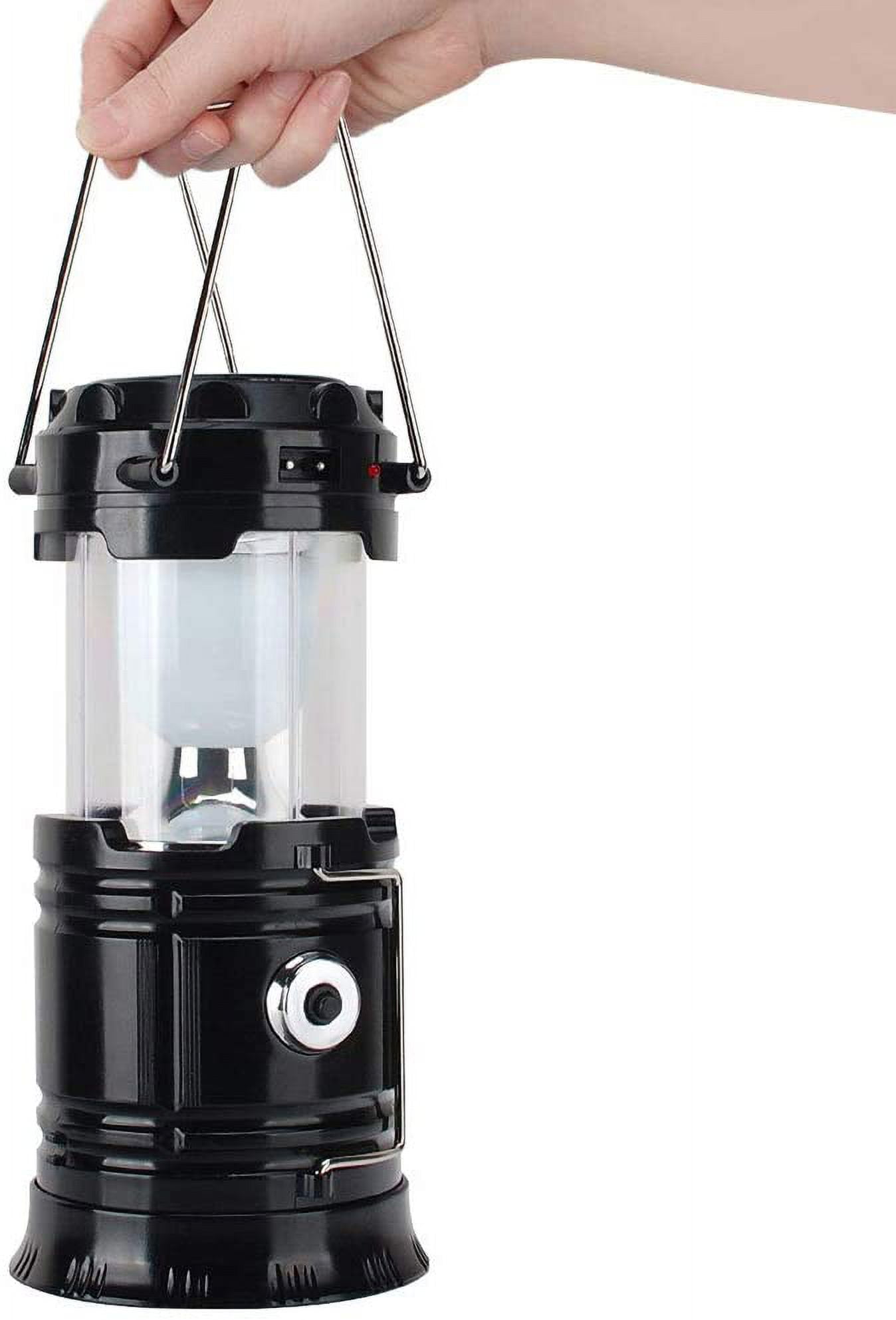 Barka Ave Outdoor Solar LED Camping Lantern and USB Flashlight