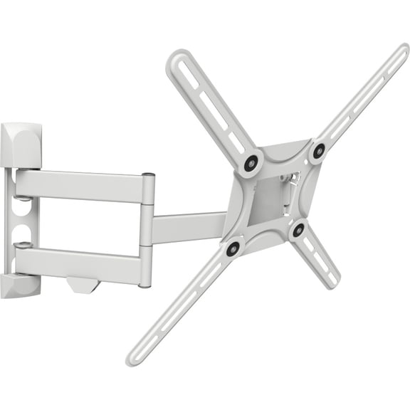 Barkan 3400W Full Motion TV Wall Mount for 13-77 Inch TVs, 88 lb Capacity, VESA 75x75 to 400x400, White
