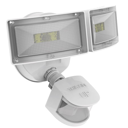 Barkan Security Flood Light Motion Activated 36 Watts 3000 Lumens White