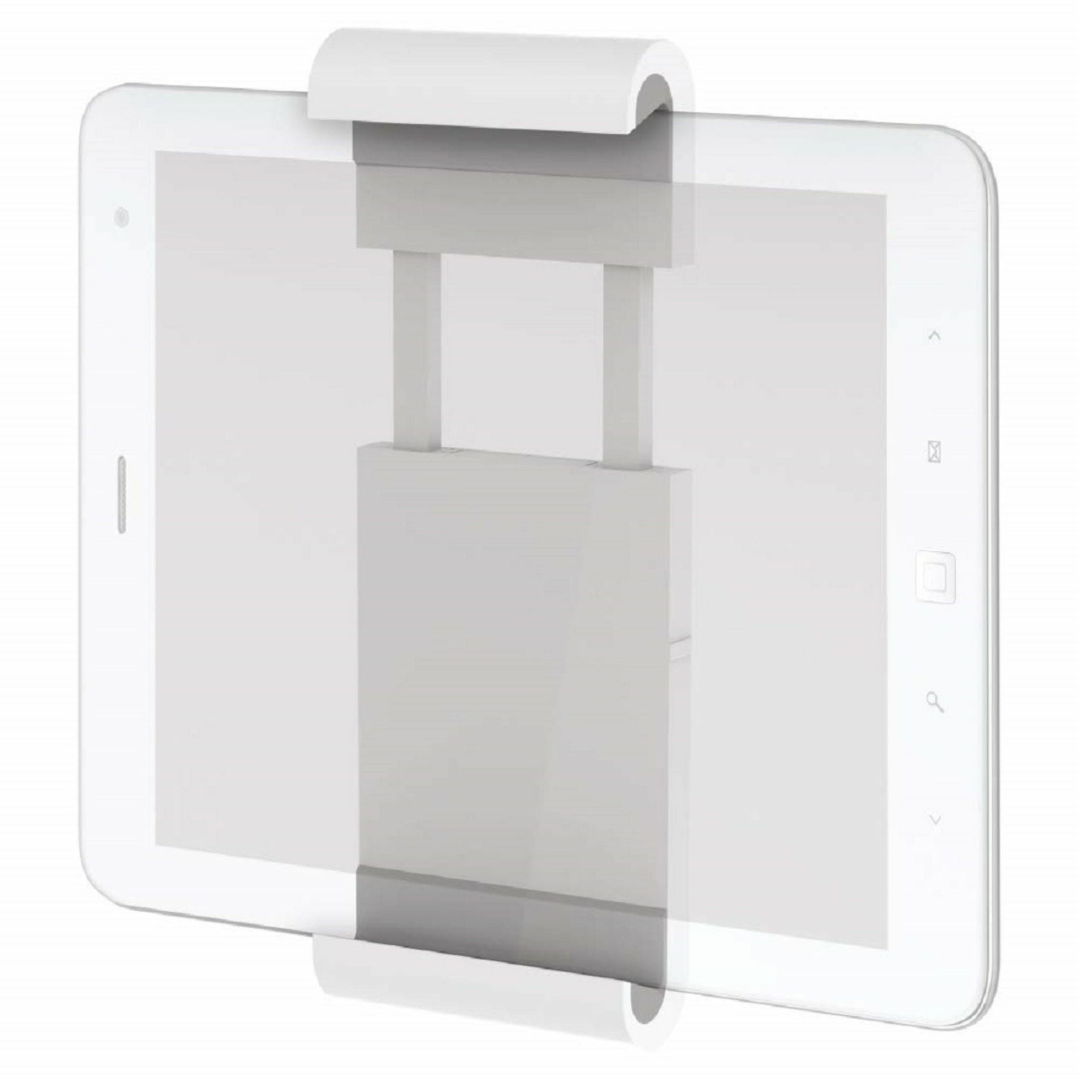 White Fixed Tablet Wall Mount with 360° Rotation