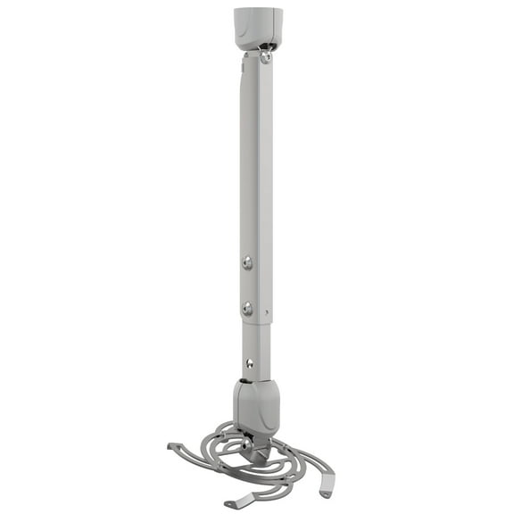 Barkan Telescopic Projector Ceiling Mount Silver 3D Tilt Mechanism Lifetime Warranty