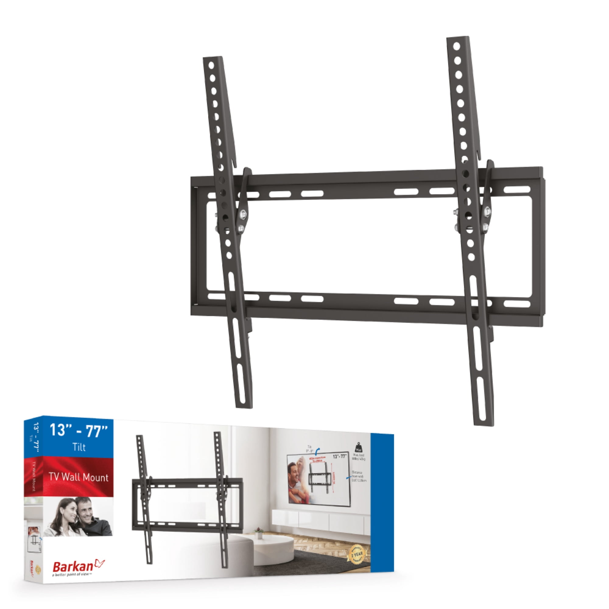 Barkan E317 Tv Wall Mount, 13 - 65 Inch Tilt Flat