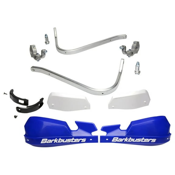 Barkbusters Universal VPS Two Point Mounted Handguard Kit Blue 7/8" Bars