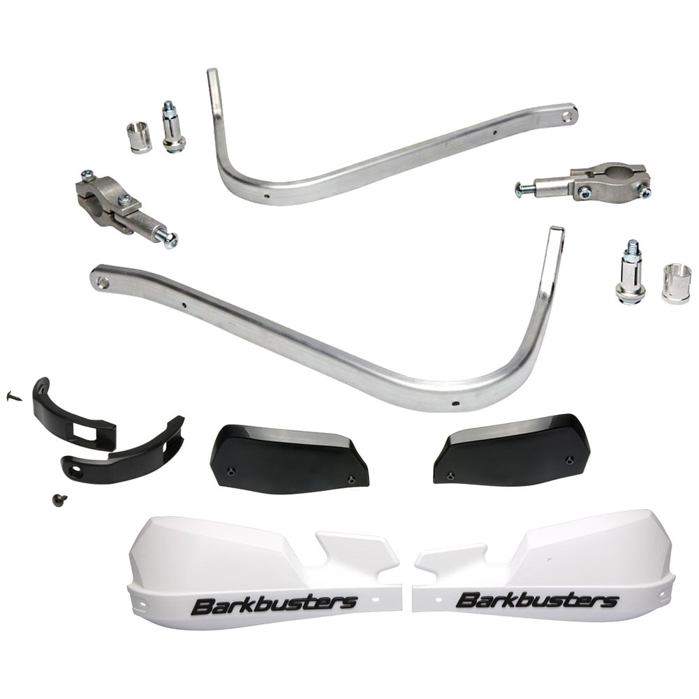 Barkbusters Universal VPS Two Point Mounted Handguard Kit White 7/8 ...