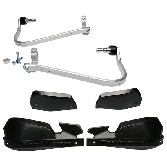 Barkbusters 2064410078 VPS Two Point Mounted Handguard Kit Black/Black