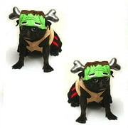 Barkenstein Dog Frankenstein Costumes - Halloween Green Monster Dogs Apparel Size 4