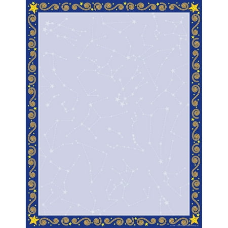 Barker Creek 8 1/2" x 11" Computer Paper Reach For The Stars 50/Pk LL738