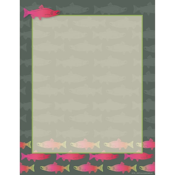 Barker Creek 8 1/2" x 11" Printer Paper Salmon 50 per package BC723