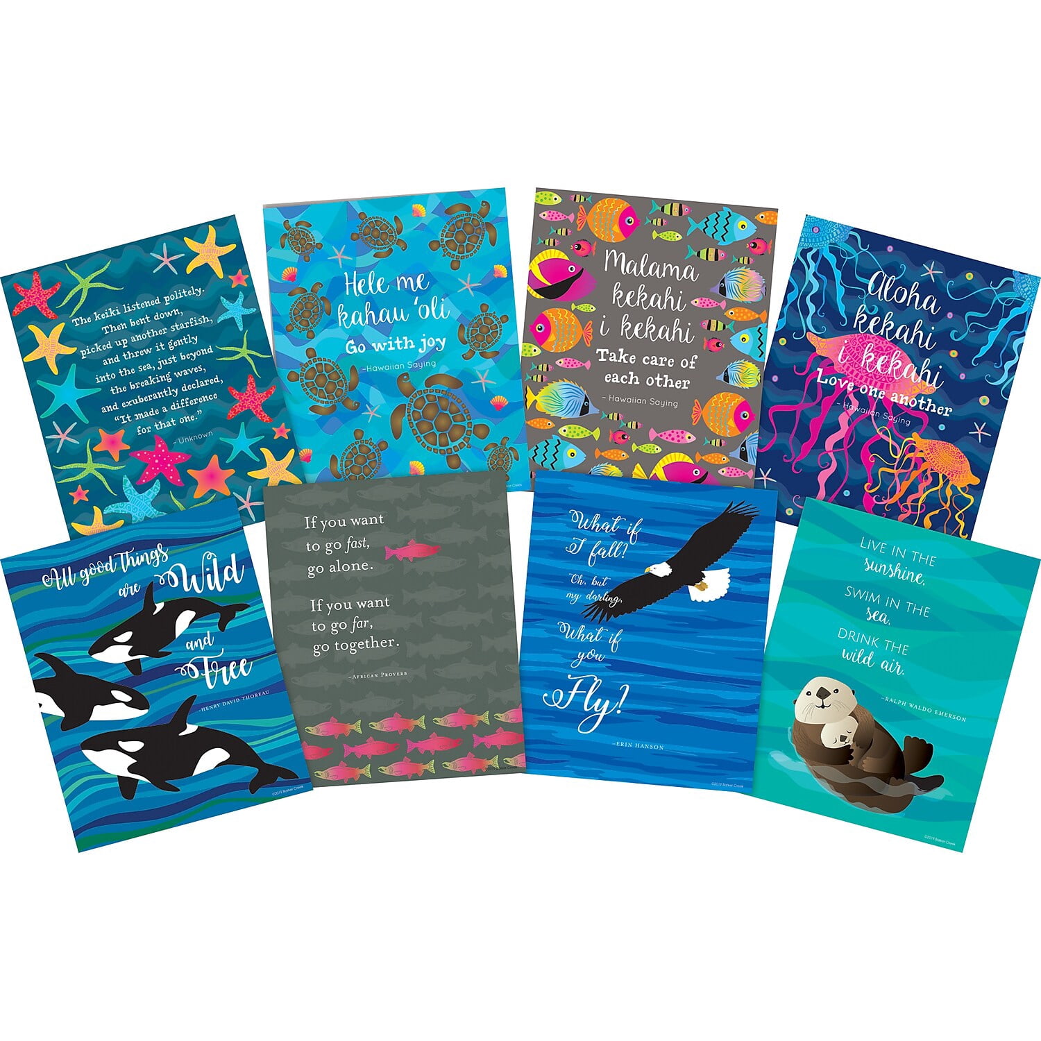 Barker Creek Art Prints Set of 8, Set of Inspirational Art Prints with ...