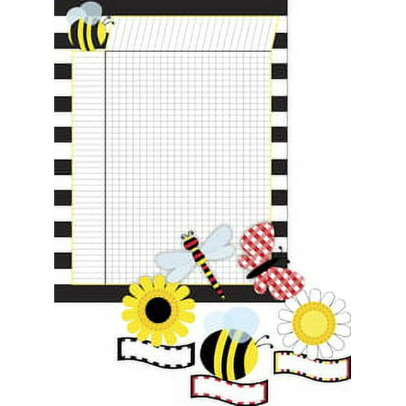 Barker Creek Wide Stripe Incentive Chart and Accent Set - Set of 37 (BC3737)