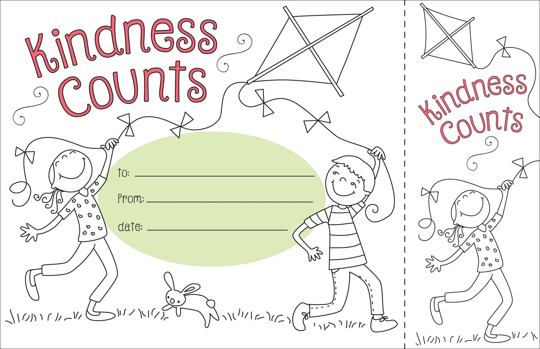 Barker Creek Color Me! Kindness Counts Awards & Bookmarks Set (BC432)