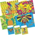 thumbnail image 1 of Barker Creek Designer File Folder and Library Pocket Set, Bohemian Animals, 12 Colorful File Folders and 30 Coordinating Peel & Stick Library Pockets, Home, School and Library Supplies (3536), 1 of 4