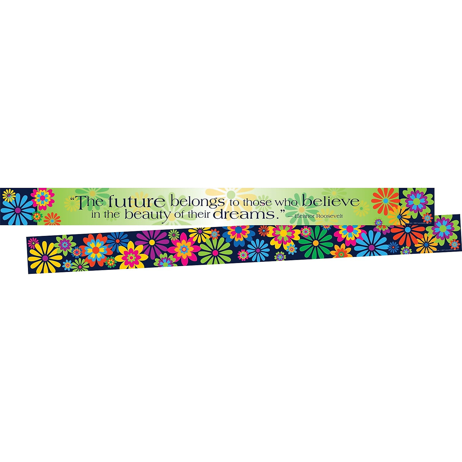 Barker Creek Double-Sided Border 2-Pack, Italy Fiori Bellissimi, Decorate Galore with 70' of Border, Coordinating Designs Printed On Both Sides for Twice the Value, 3" x 70' (3671)