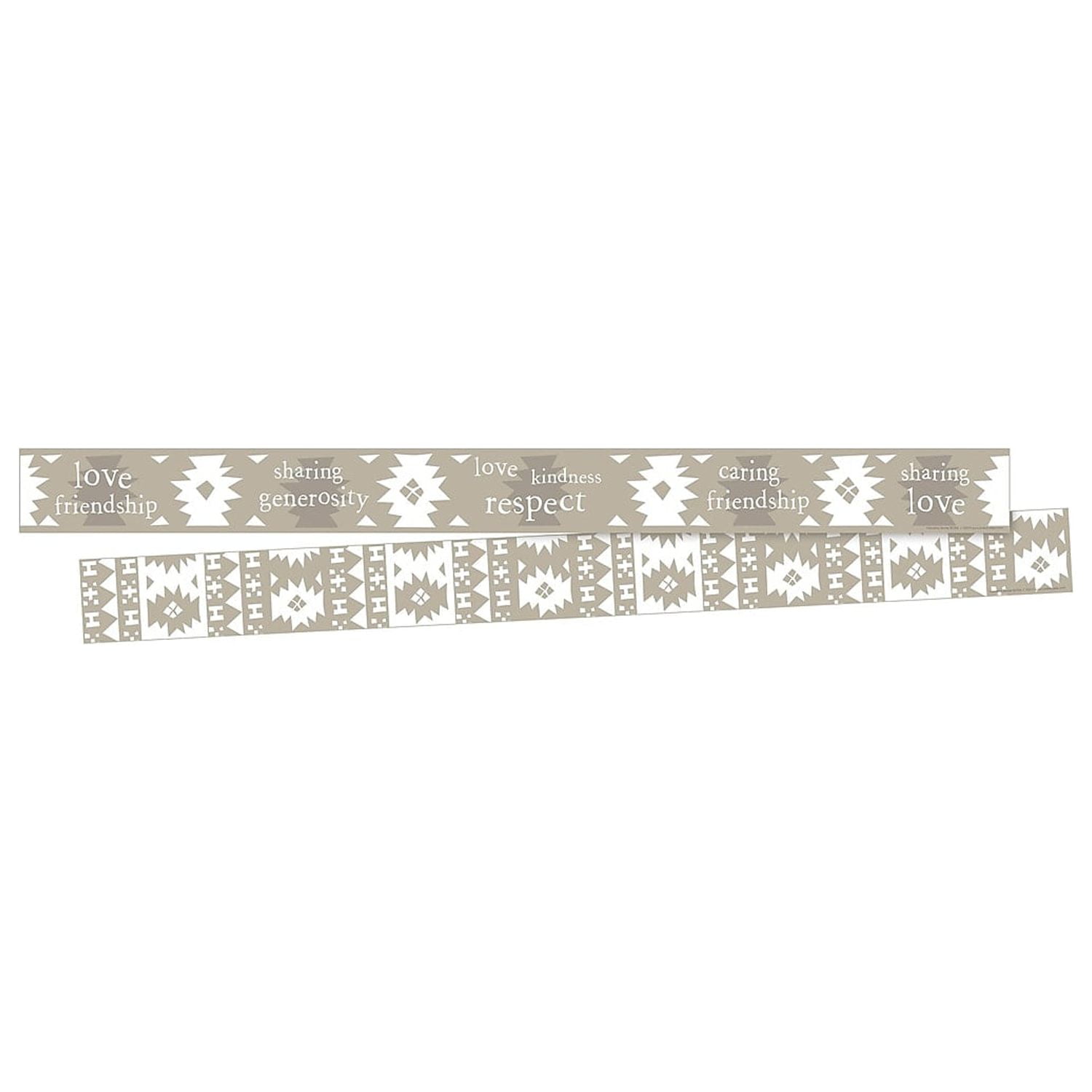 Barker Creek Double-Sided Border, Friendship, for Bulletin Boards, Reception Areas, Halls, Break Rooms, Office, School, Home Learning Decor, 3” x 35’ (926)