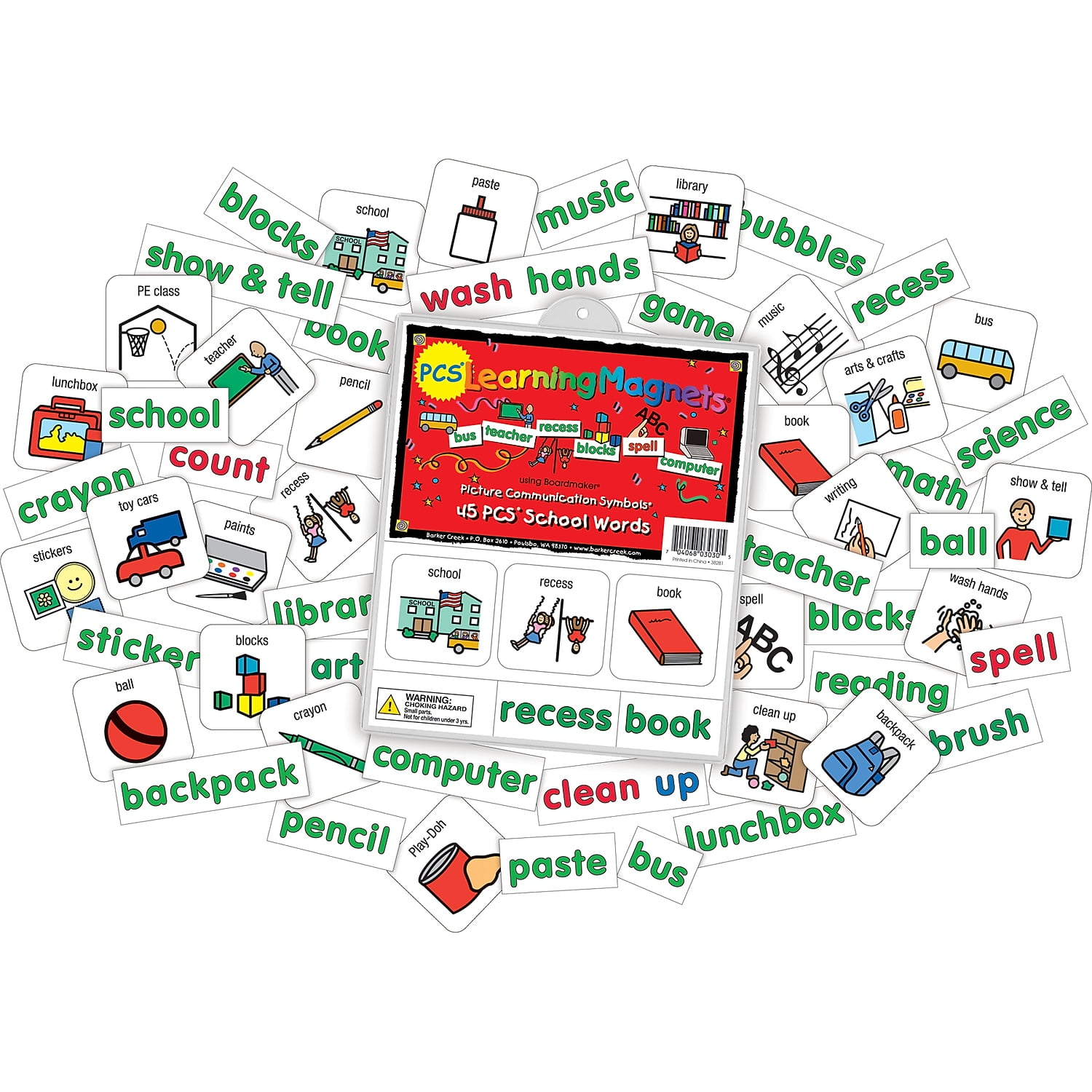 Multicolor Learning Magnets Pack for Classroom Activities
