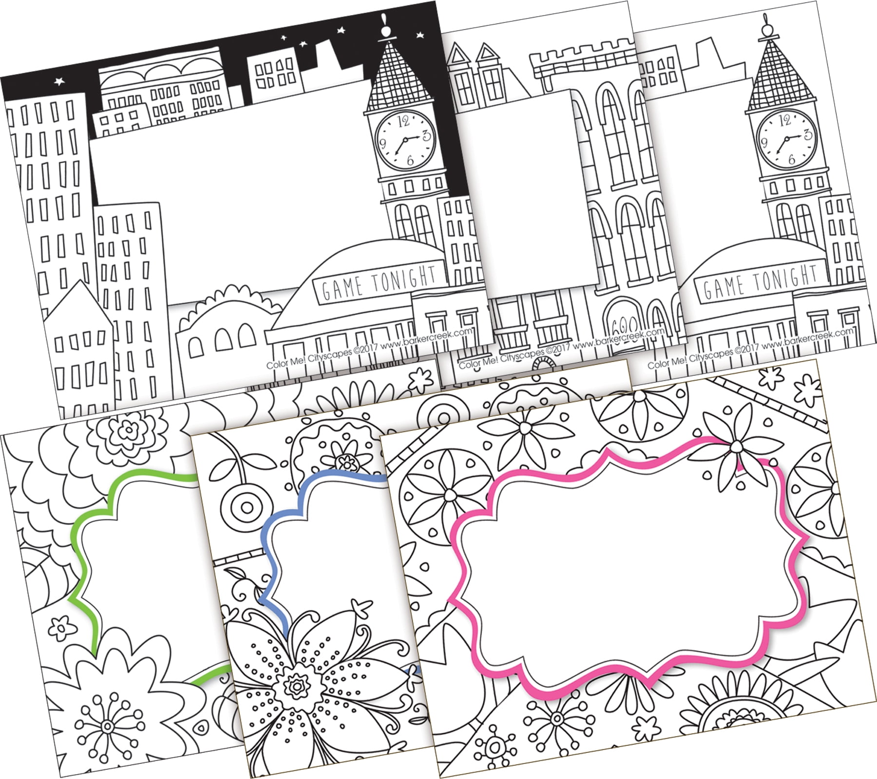 Barker Creek Name Tags ̶ Color Me ̶ Set of 90 (6 D
