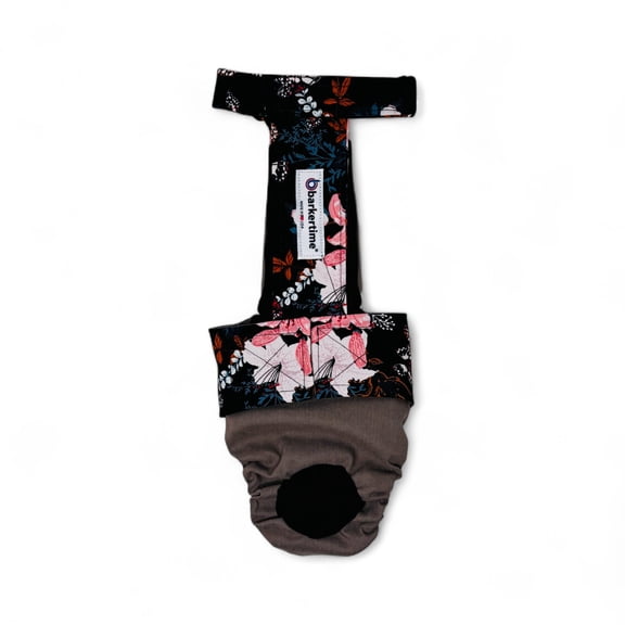 Barkertime Blossom Boogie Dog Diaper Overall