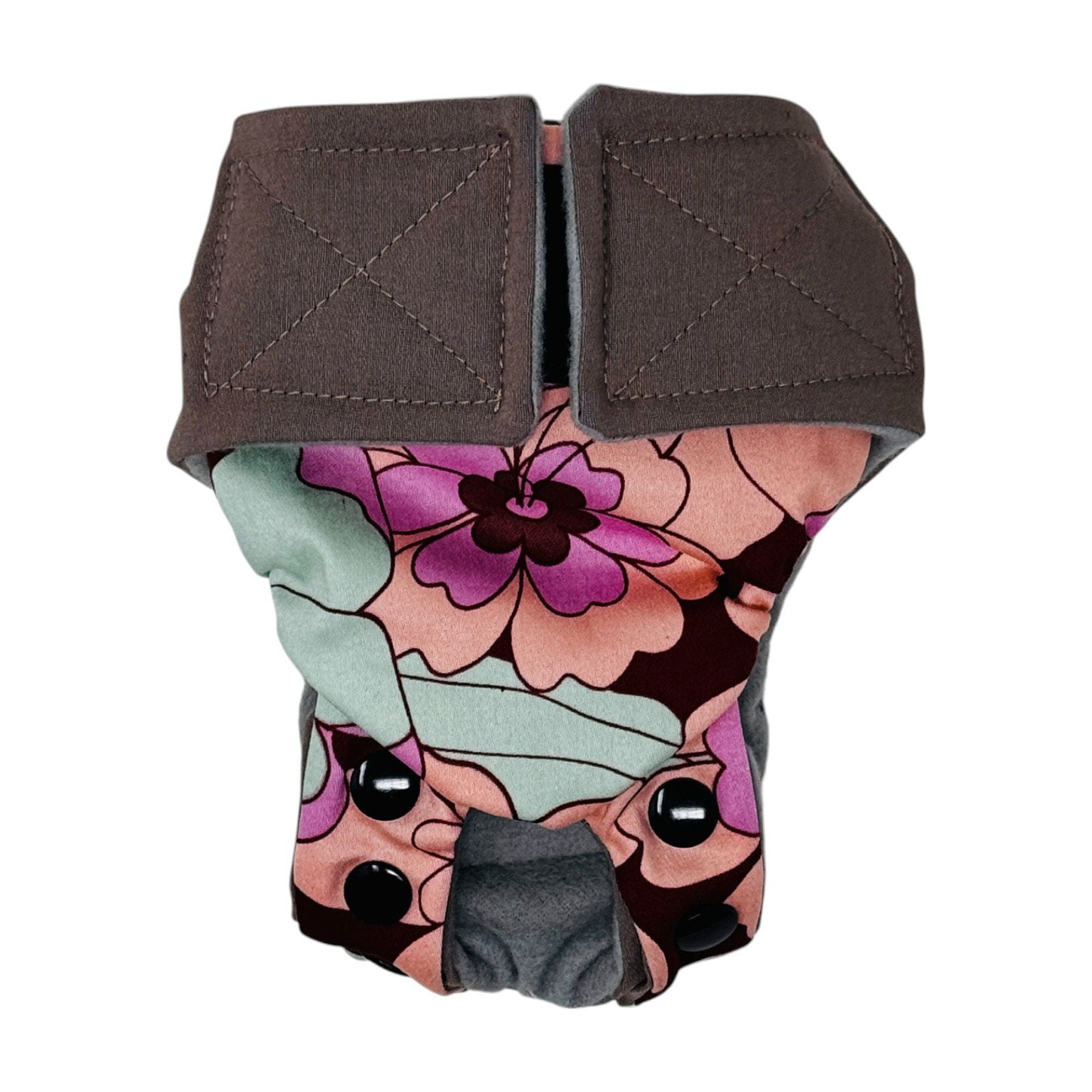 Barkertime Boho Blossom Cat Diaper Snappy