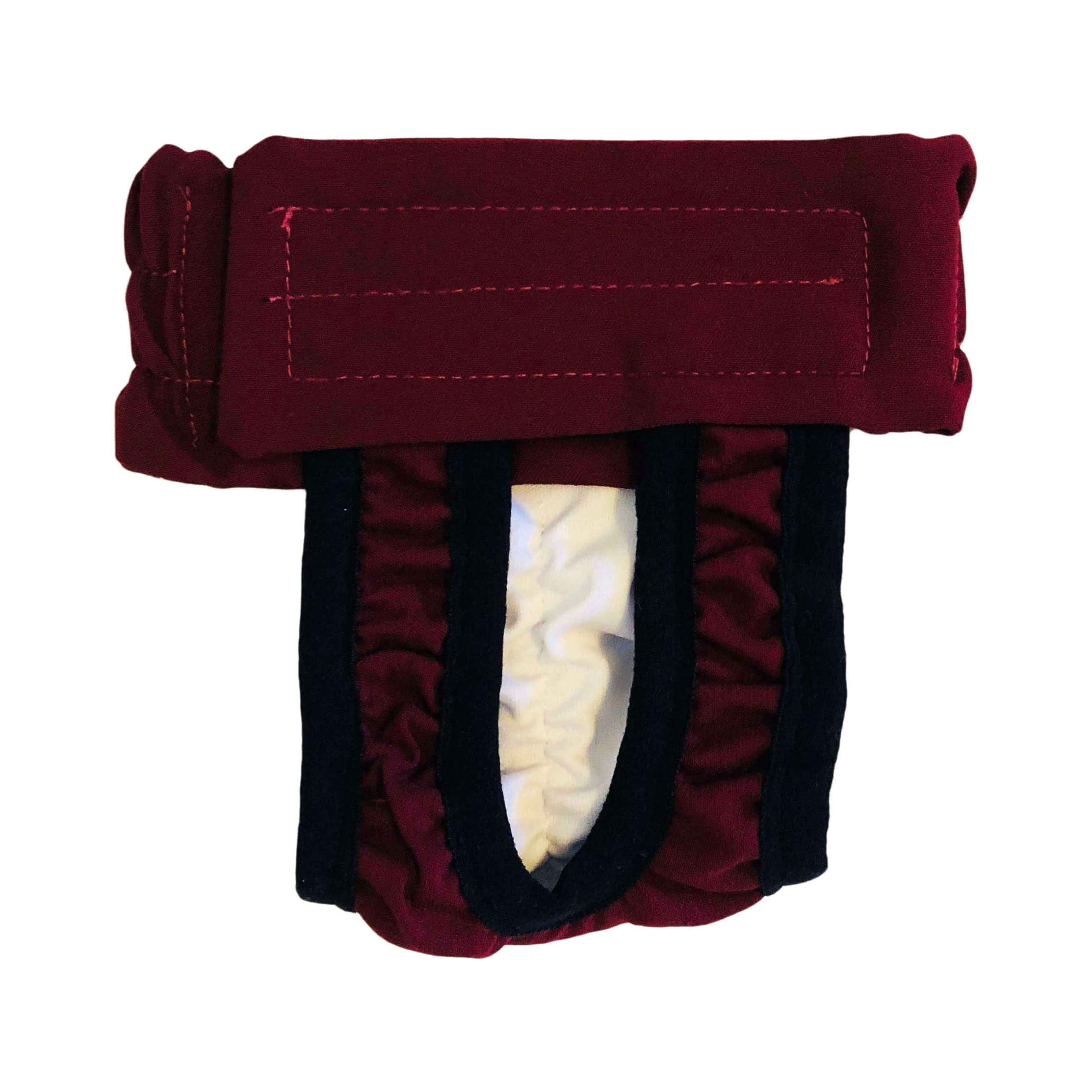 Barkertime Burgundy Dog Diaper Pull-up