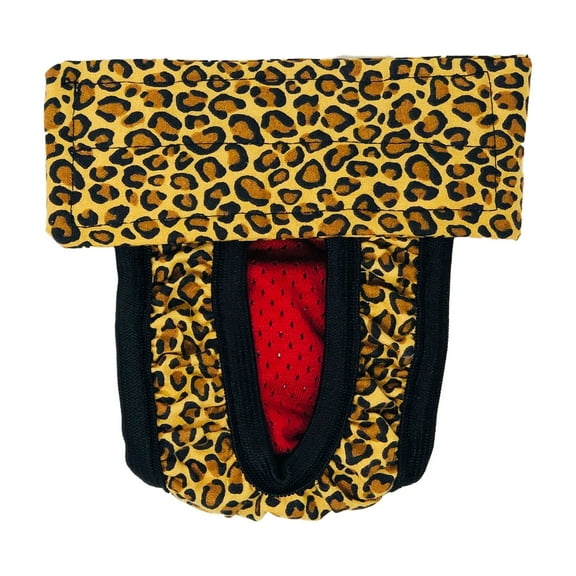 Barkertime Cheetah Washable Cat Diaper Pull-up - Made in USA