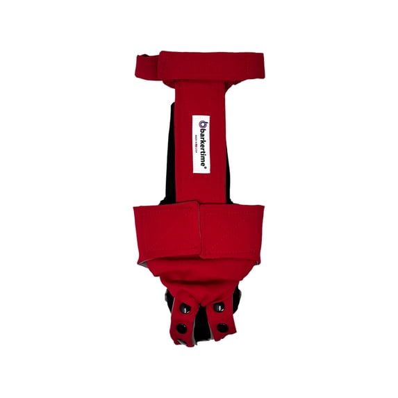 Barkertime Cherry Red Dog Diaper Snappy Overall